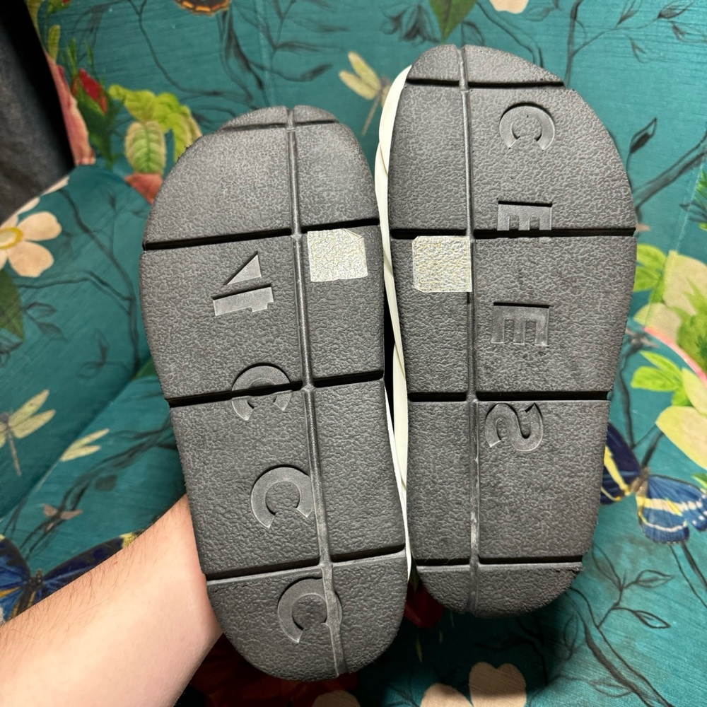 4CCCCEES Cross-Strap Mellow Sandals Black and White Size 39 / 8.5 - Picture 11 of 16